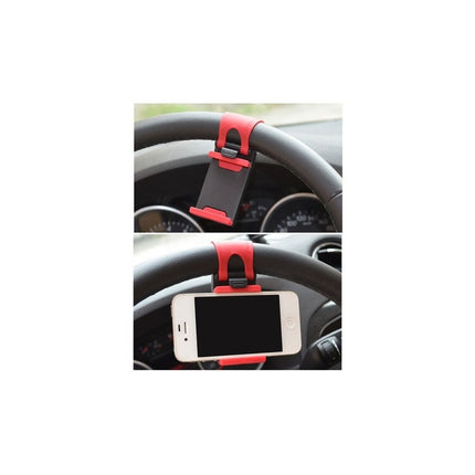Soporte De Celular Para El Volante Del Auto -  Hasta 8.5 Cms