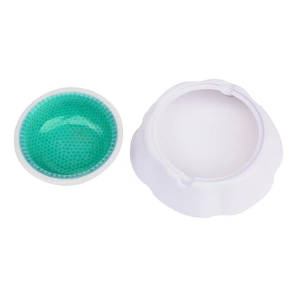 Plato Para Mascotas Conservador De Frio Agua Fresca  Blanco