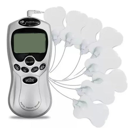 Masajeador Electroestimulador Portátil Con 8 Parches Sistema