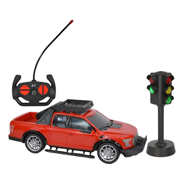 Camioneta A Control Remoto Con Semáforo. Rojo Ty363089 V