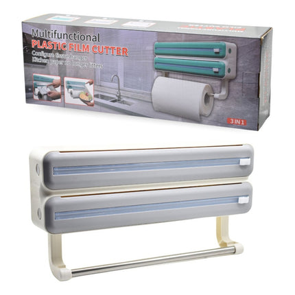 Dispensador De Nylon Y Papel Aluminio Con Porta Servilletas