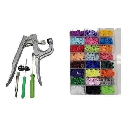 Pinza Para Colocar Botones En Valija Set Completo