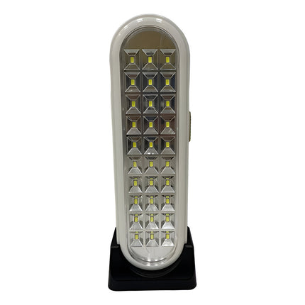 Lampara De Emergencia  30 Led Con Base Recargable Blanco