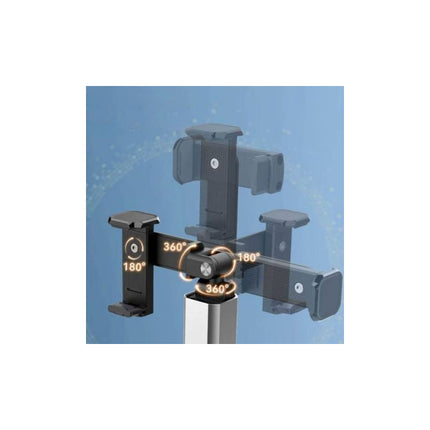 Soporte Para Celular 360o   Extensible Plegable Negro