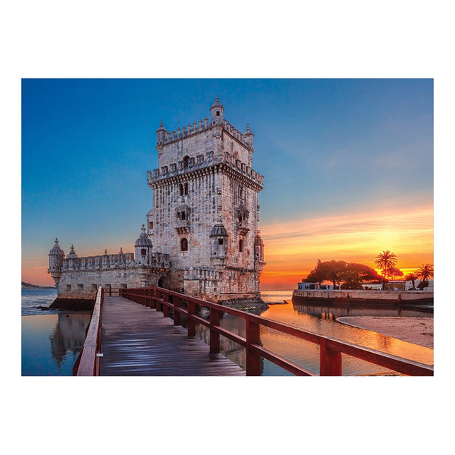 Puzzle De Cartón, 500 Piezas, Lisboa, En Caja