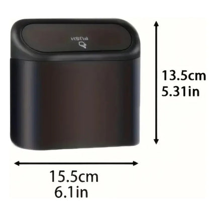 Papelera Para Puerta De Auto Con Tapa + 75 Bolsas Negro
