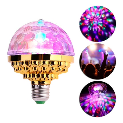 Lampara Led Giratoria Fiestas Nuevo Rgb Led 6w Discoteca Pro Rgb Rgb