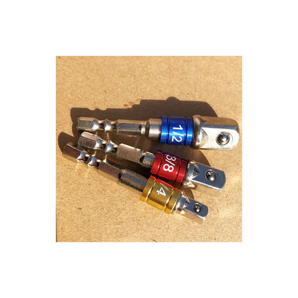 Punta Adaptadores Llave Impacto Atornillador 1/4 3/8 1/2 Pul