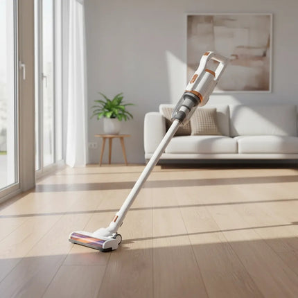 Aspiradora Vertical  Recargable 2 En 1 Blanco