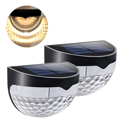 Foco Aplique Solar Led Decoración Fotocélula Cálida X Unidad
