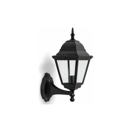 Farol De Aluminio Para Exteriores Colonial  Cep00926 Negro