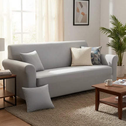 Funda Elastica Para Sillon 3 Cuerpos Gris