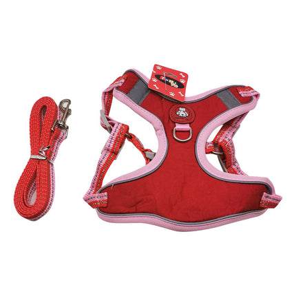 Collar Para Mascotas, Arnés De Tela Con Correa S