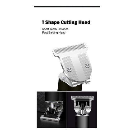 Corta Pelo Inalambrica Especial Para Lineas Contorno Perfil Negro