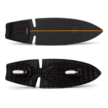 Skate De Dos Ruedas Waveboard 27x81cm Negro