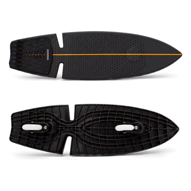 Skate De Dos Ruedas Waveboard 27x81cm Negro