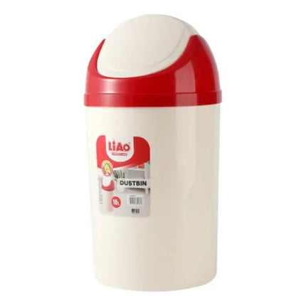 Basurero De Alto 41cm,10lts T130012 Crema
