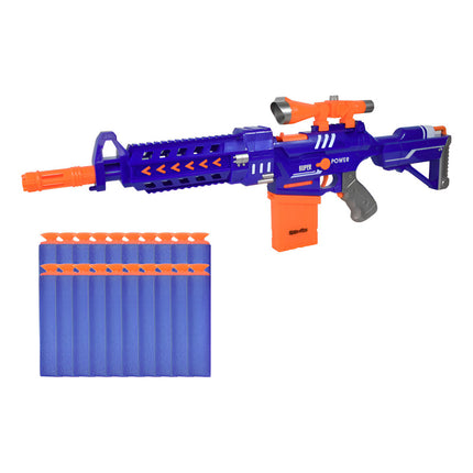 Rifle Automático Con Lanzadores Ty363034 Azul