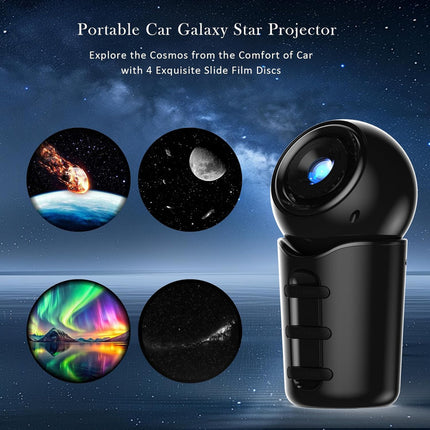 Lampara De Proyeccion De Galaxia Para Coche Auto Negro