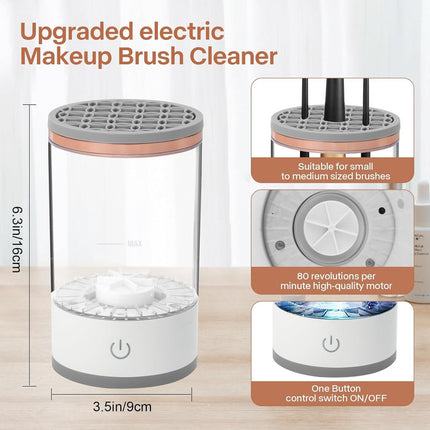 Limpiadora De Brochas De Maquillaje Eléctrica Profesional V