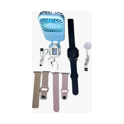 Smartwatch Set Reloj Digital + Air Pods + Ventilador Va