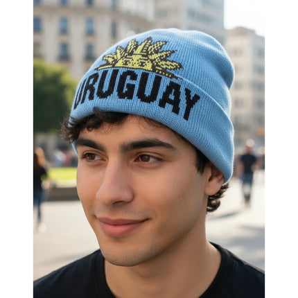 Gorro De Abrigo Uruguay Jgs10017 Celeste Unico