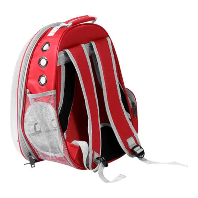 Mochila Para Transportar Mascota Vista Panorámica 9 Kg X