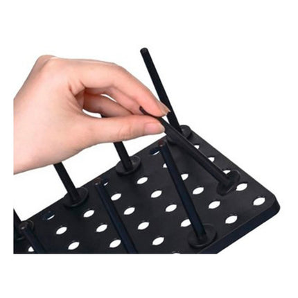 Estante Y Organizador Ajustable Para Vajilla Negro