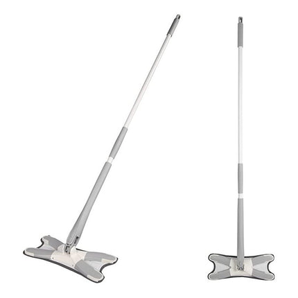 Mopa Limpiador Trapeador Multiuso Plegable Y Giratorio 360° Blanco