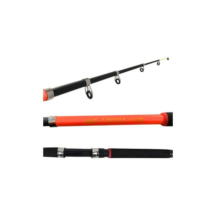 Caña De Pesca Extensible 2.40mts. Sf1630 Naranja