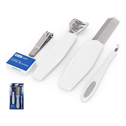 Set  De Manicura Pedicura Corta Uñas  4 Piezas