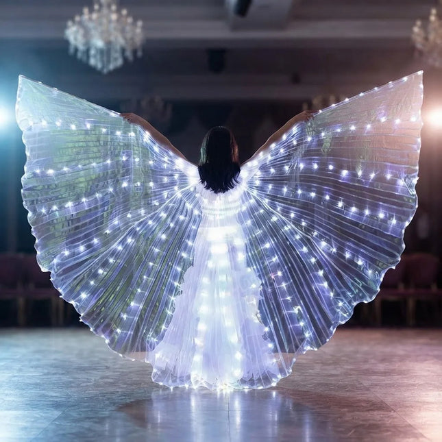 Alas Led Luminosas 145 Cm Para Fiestas Y Disfraces Fria