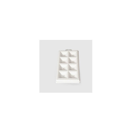 Molde Para Ravioles Grandes Rellena Casera 8 Cavidades Blanco
