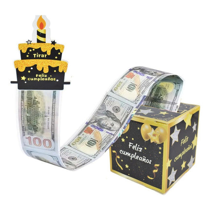 Caja De Dinero Para Cumpleaños V