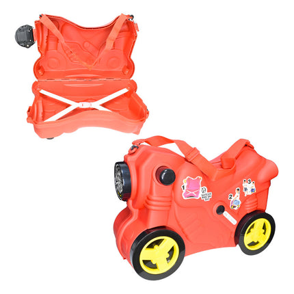 Moto Valija Infantil 48x35x23cm.roja Roja
