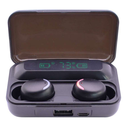 Auricular Inalambrico Tws Bluetooth Tws F9-5 Negro Negro