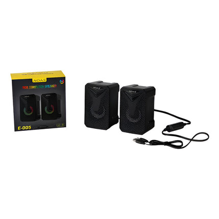 Parlante De Pc E-005 Negro