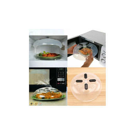 Cubierta Transparente Anti Salpicadura Tapa Para Microondas