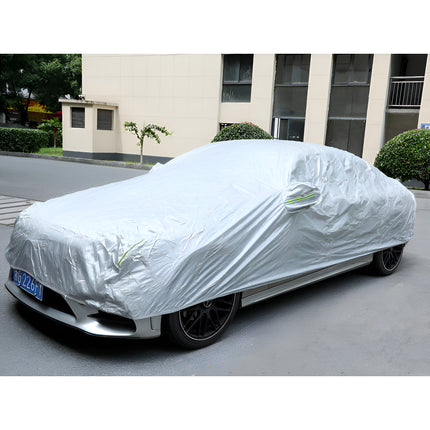 Funda Cubre Auto Felpada Talle L 470x170x125 Cm Gris