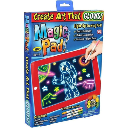 Pizarra Mágica Didáctica Infantil 3d Con Luces Led Niños
