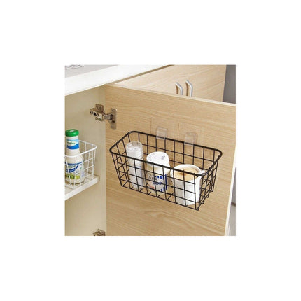 Canasto Organizador Adhesivo Metal Cocina Baño  N/a