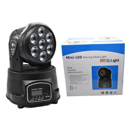 Las Luces De Cabeza Móvil Con 7 Luces Led Rgbw De 10 W