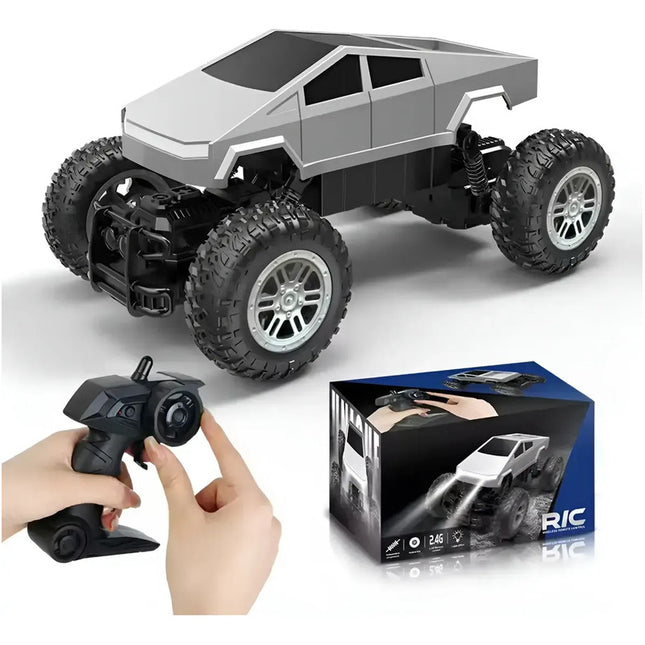Auto Camioneta A Control Remoto Todo Terreno Gris Oscuro