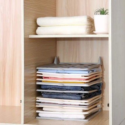 Organizador De Camisas Remeras Tipo Bandeja Repisa X6 Unidad Varios