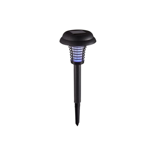 Lampara Led Solar Tipo Estaca Exterior Mata Mosquito  Violeta Violeta