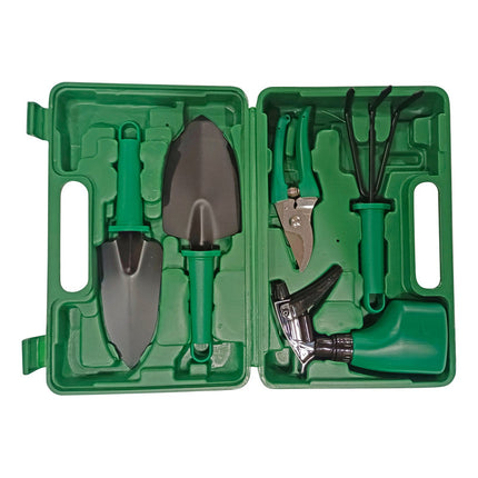 Herramientas De Jardín Juego De X5 Piezas En Valija