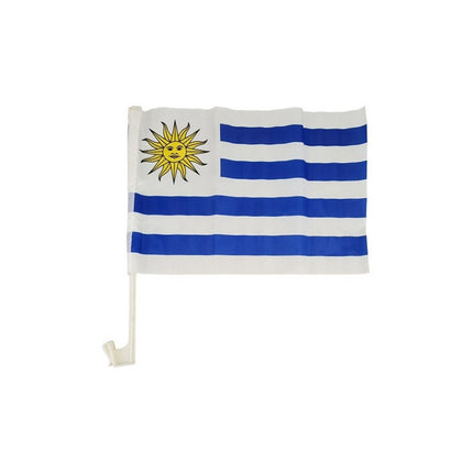 Bandera Uruguay Auto 0.30m X 0.45m