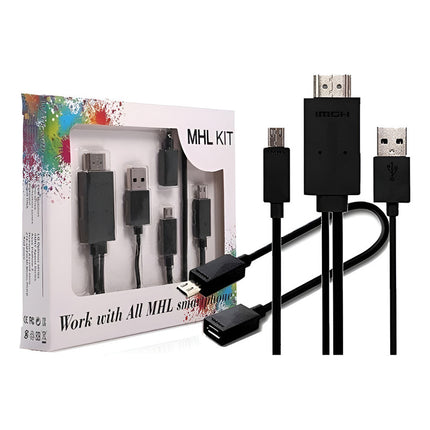 Cable Mhl De Celular A Televisor Led (54325) Negro