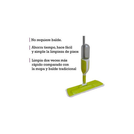 Mopa Trapeador Spray Microfibra Lavable Lampazo Giratorio  N/a