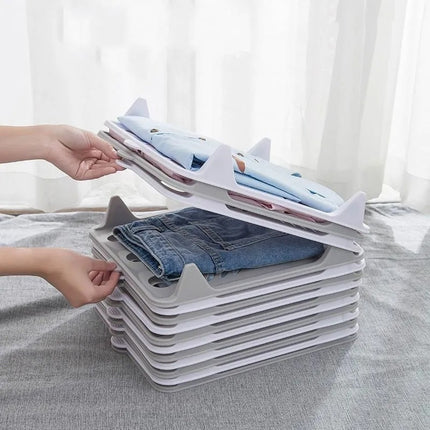 Organizador De Camisas Remeras Tipo Bandeja Repisa X6 Unidad Varios